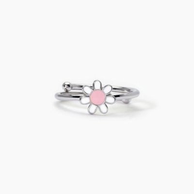 Mabina - Anello Daisy - Argento 925 - Margheritina Smaltata