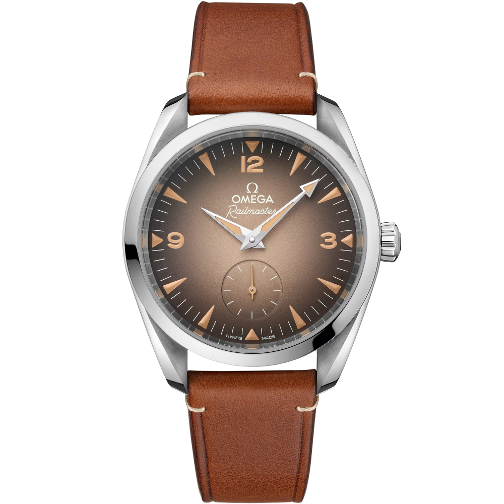 Omega - Seamaster Railmaster 38Mm - Acciaio - Pelle