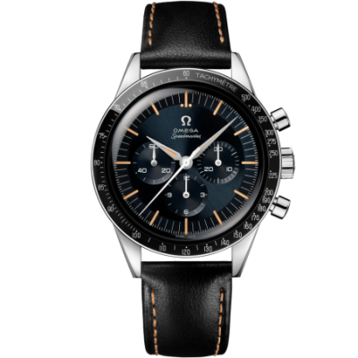 Omega - Speedmaster First Omega In Space - Acciaio - Pelle