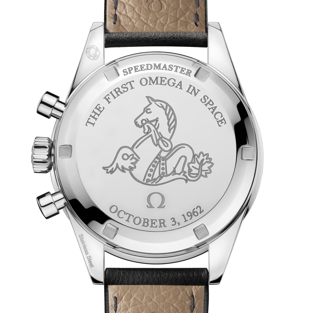 Omega - Speedmaster First Omega In Space - Acciaio - Pelle
