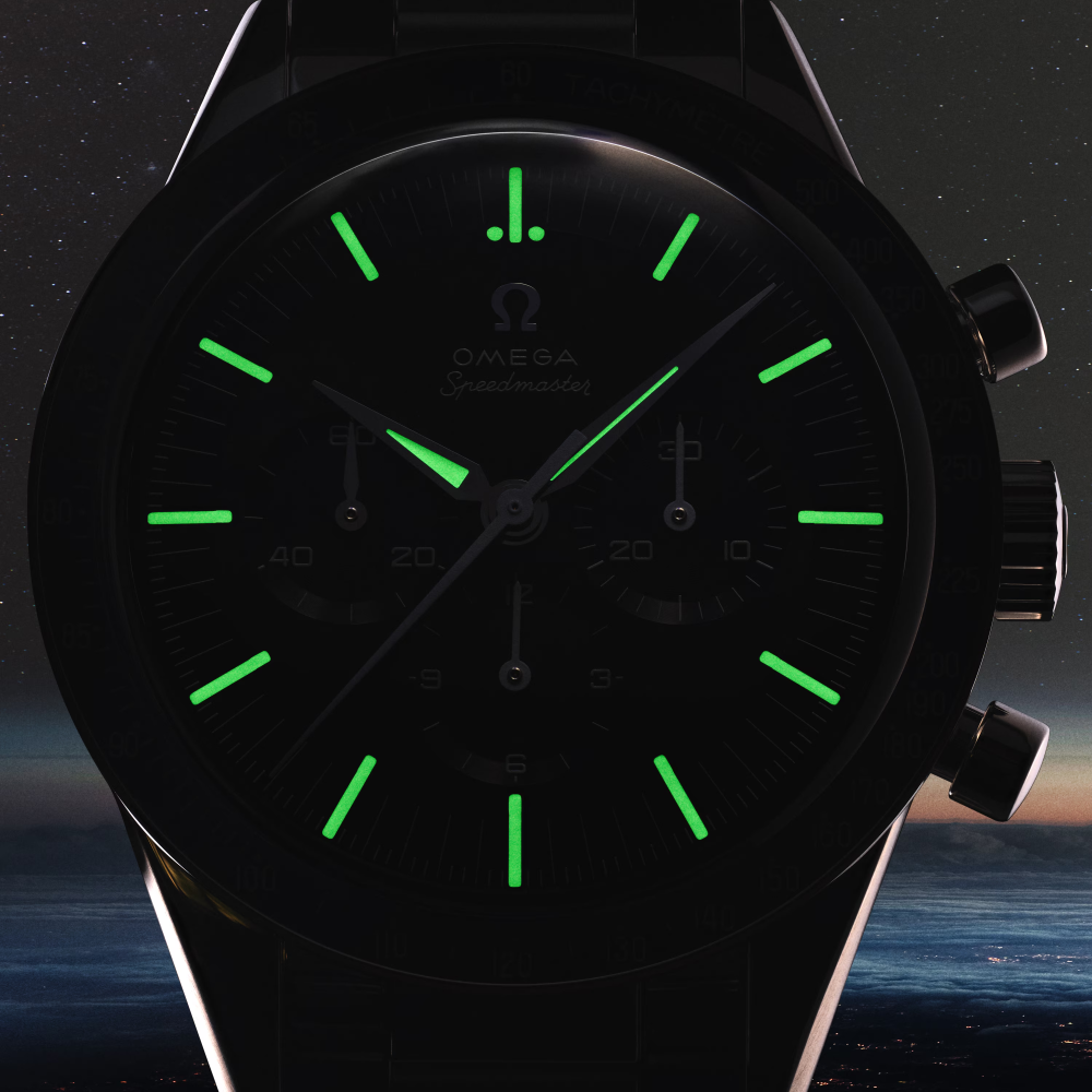 Omega - Speedmaster First Omega In Space - Acciaio - Pelle