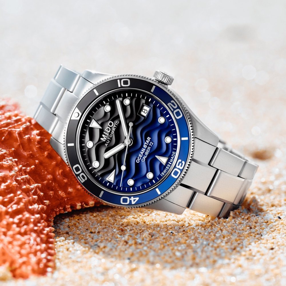 Mido - Ocean Star 39 - Acciaio Inossidabile - Quadrante Blu