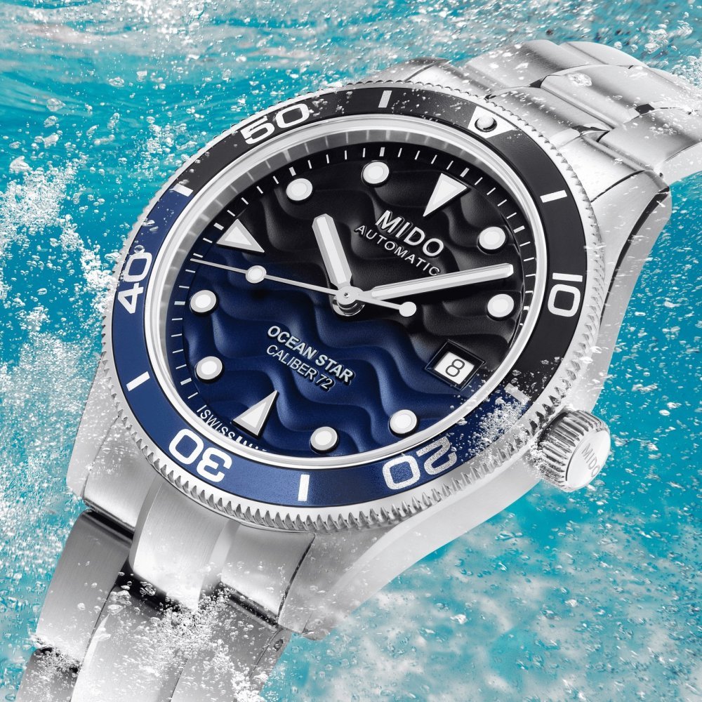 Mido - Ocean Star 39 - Acciaio Inossidabile - Quadrante Blu