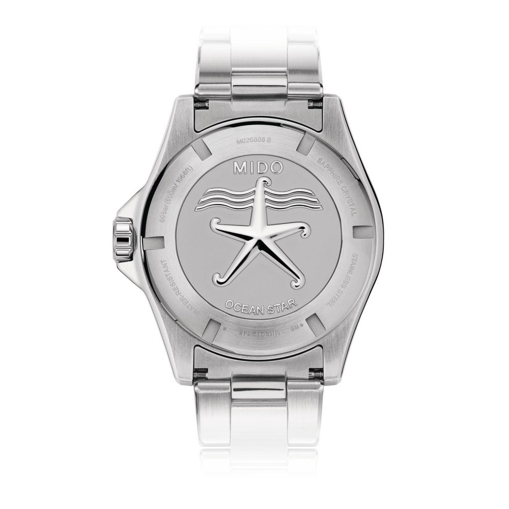 Mido - Ocean Star 600 Chronometer - Acciaio - Quadrante Blu