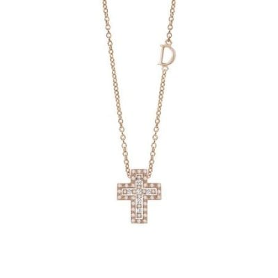 Damiani - Collierino Belle Epoque - Oro Rosa - Diamante Rotondo