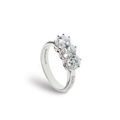 Damiani - Veretta Minou - Oro Bianco - Diamante Rotondo