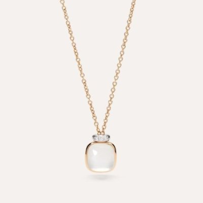 Pomellato - Collana Nudo Mini - Oro Rosa - Diamanti