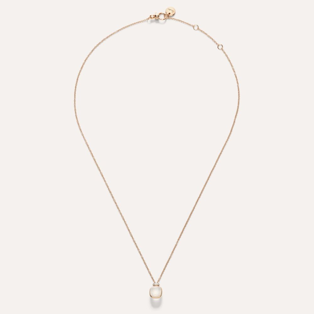 Pomellato - Collana Nudo Mini - Oro Rosa - Diamanti