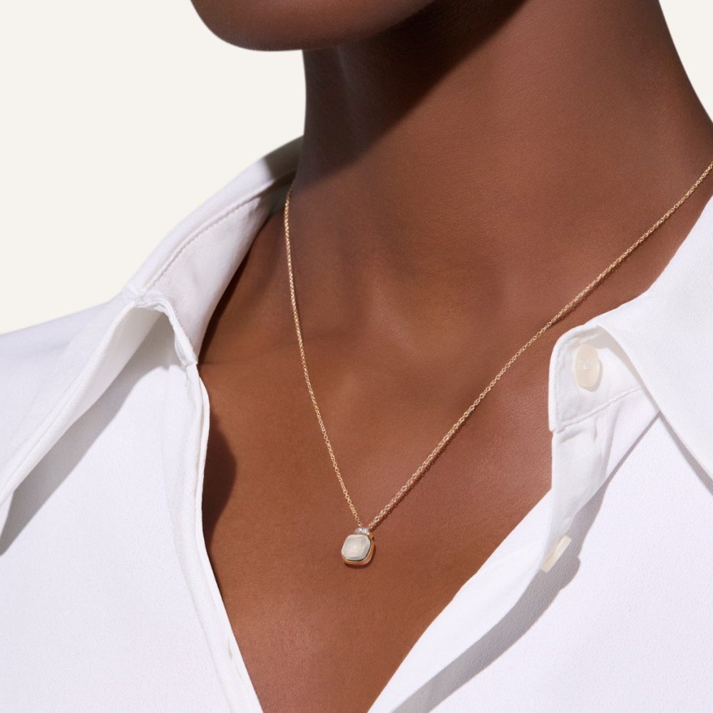 Pomellato - Collana Nudo Mini - Oro Rosa - Diamanti