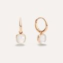 Pomellato - Orecchini Nudo Mini - Oro Rosa - Quarzo Latteo