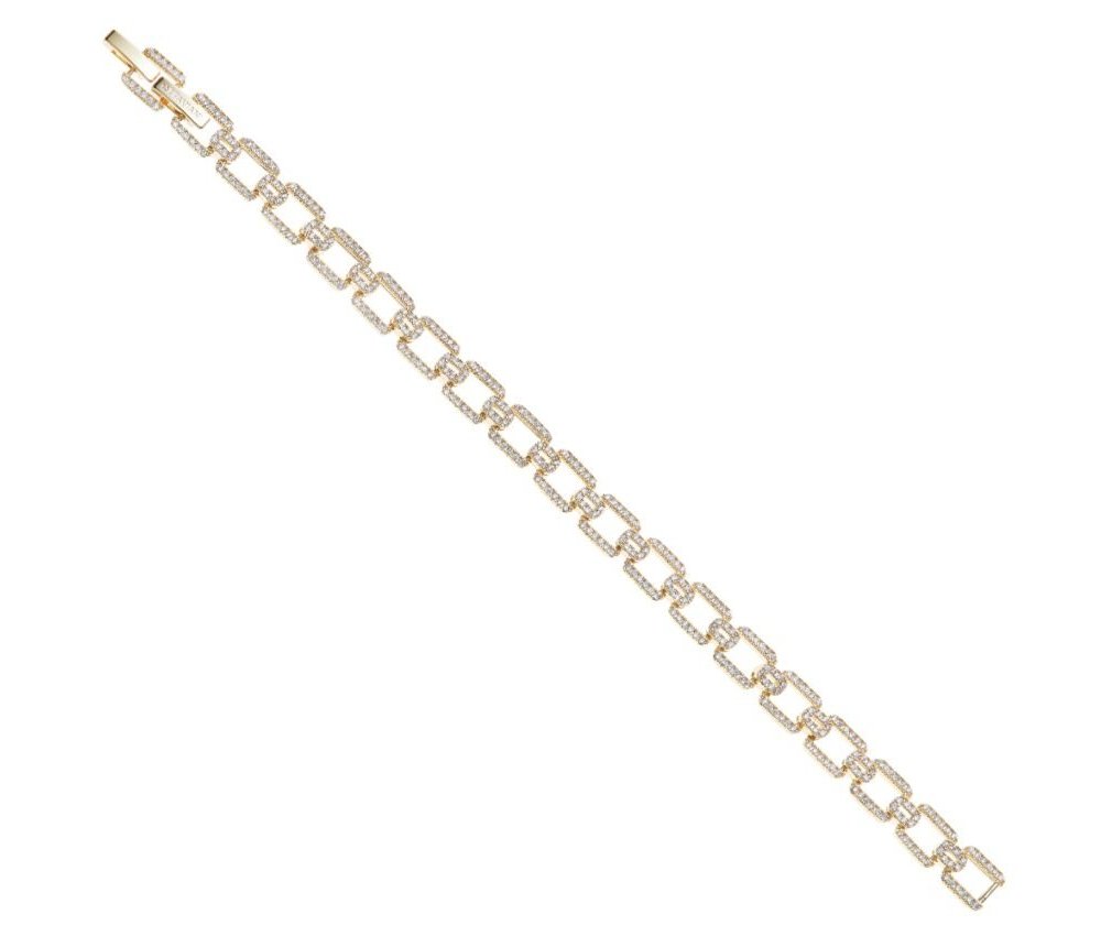 Ottaviani - Bracciale Placcato Oro - Cubic Zirconia - Lunghezza Regolabile