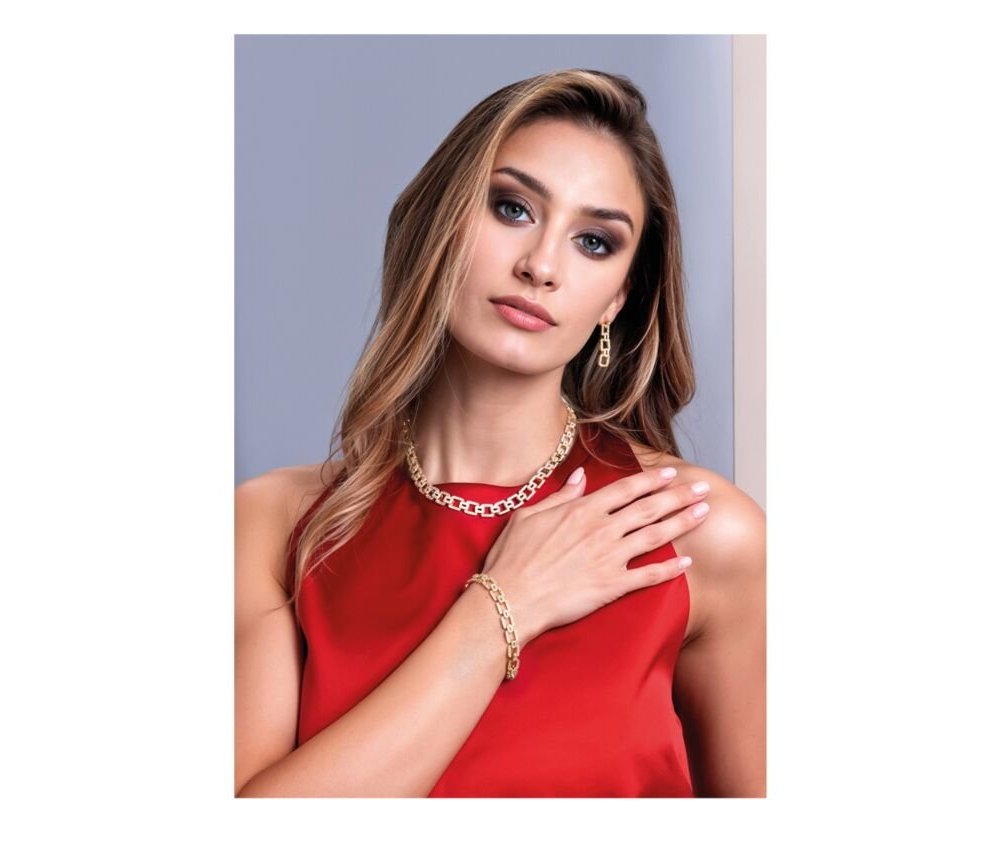 Ottaviani - Bracciale Placcato Oro - Cubic Zirconia - Lunghezza Regolabile