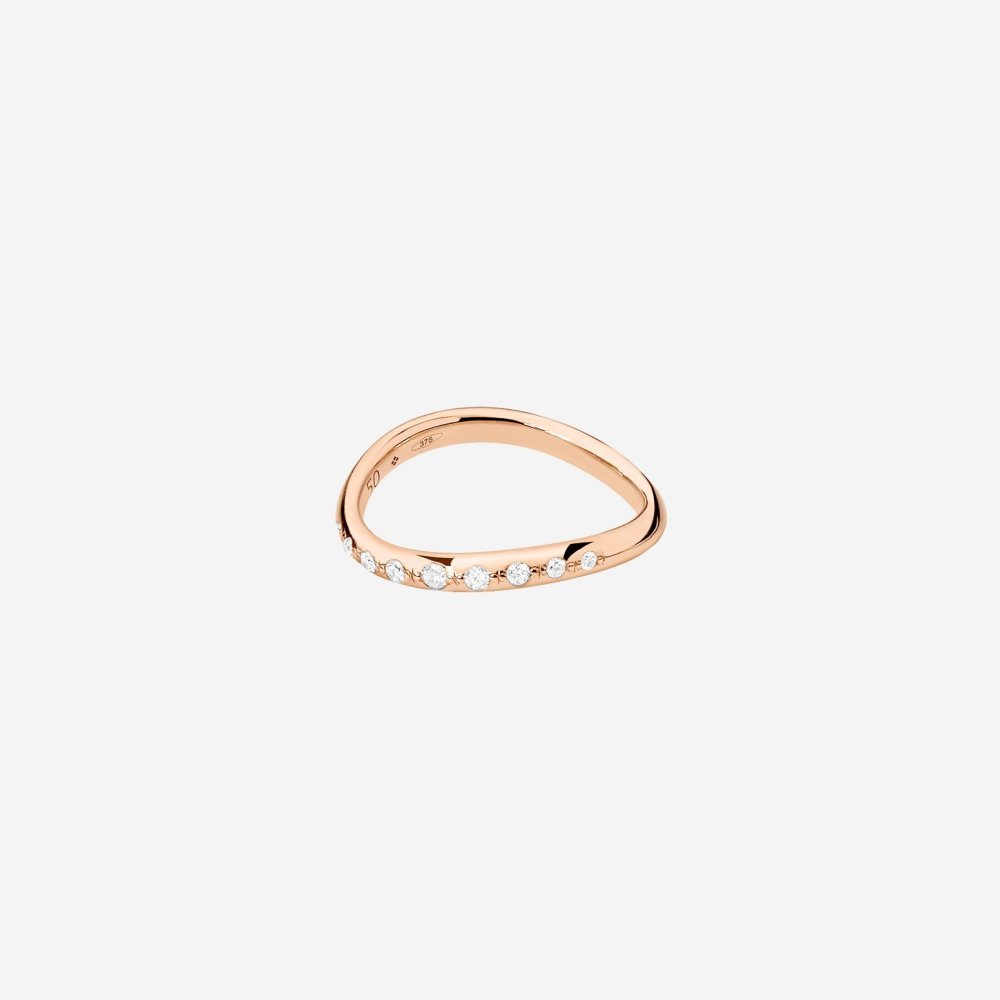 Dodo - Anello Essentials - Oro Rosa - Diamanti Bianchi