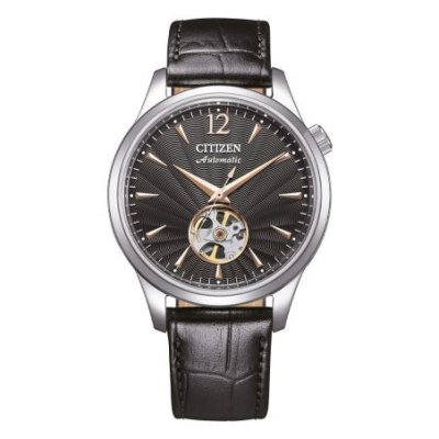 Citizen - Automatico Meccanico - Quadrante Nero - Pelle