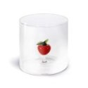 Wd Lifestyle - Bicchiere Mela - Vetro Borosilicato - Colore Rosso