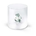 Wd Lifestyle - Bicchiere Vetro Borosilicato - Figura Coniglio - Colorato