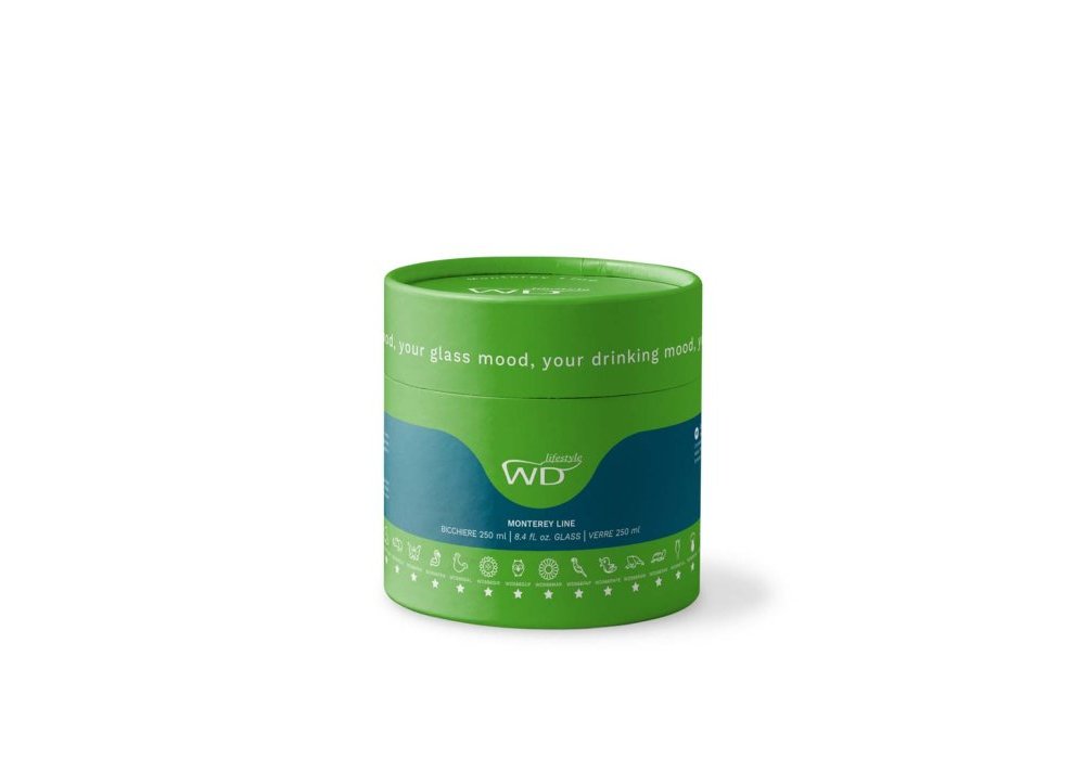 Wd Lifestyle - Bicchiere Coccinella - Vetro Borosilicato - Colorato