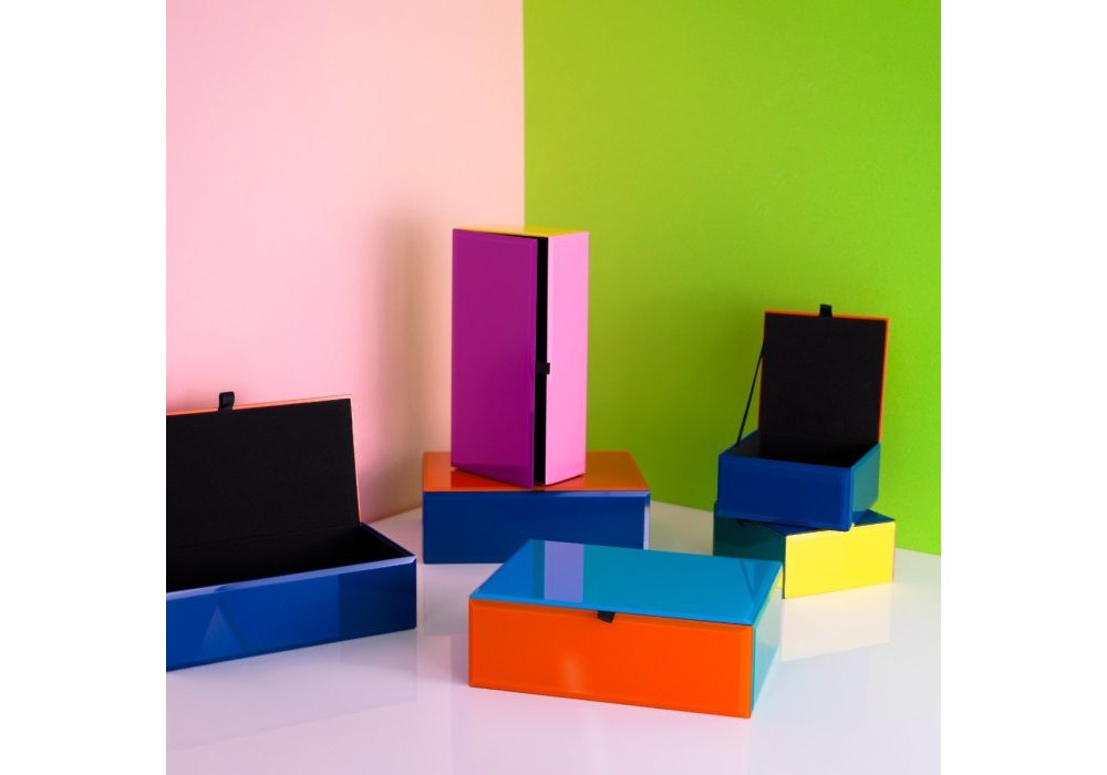 Wd Lifestyle - Cofanetto In Vetro - Elegante - 22X11X6,5 Cm