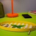 Wd Lifestyle - Vassoio Svuotatasche Collage - Giallo - Polipropilene