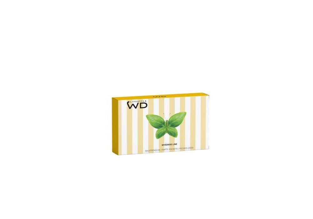 Wd Lifestyle - Vassoio Svuotatasche Collage - Giallo - Polipropilene