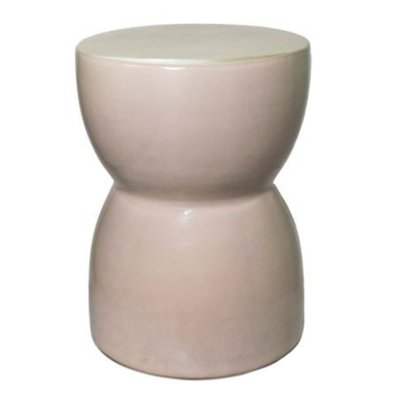 Wd Lifestyle - Sgabello Ceramica Lucida - Finitura Beige