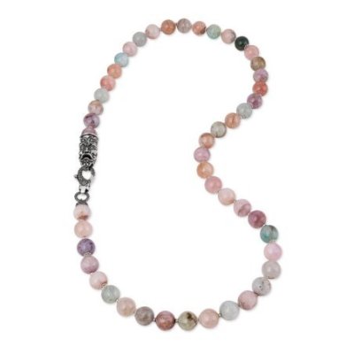 Gerardo Sacco - Collana Maschera - Argento 925 - Berillo Multicolor