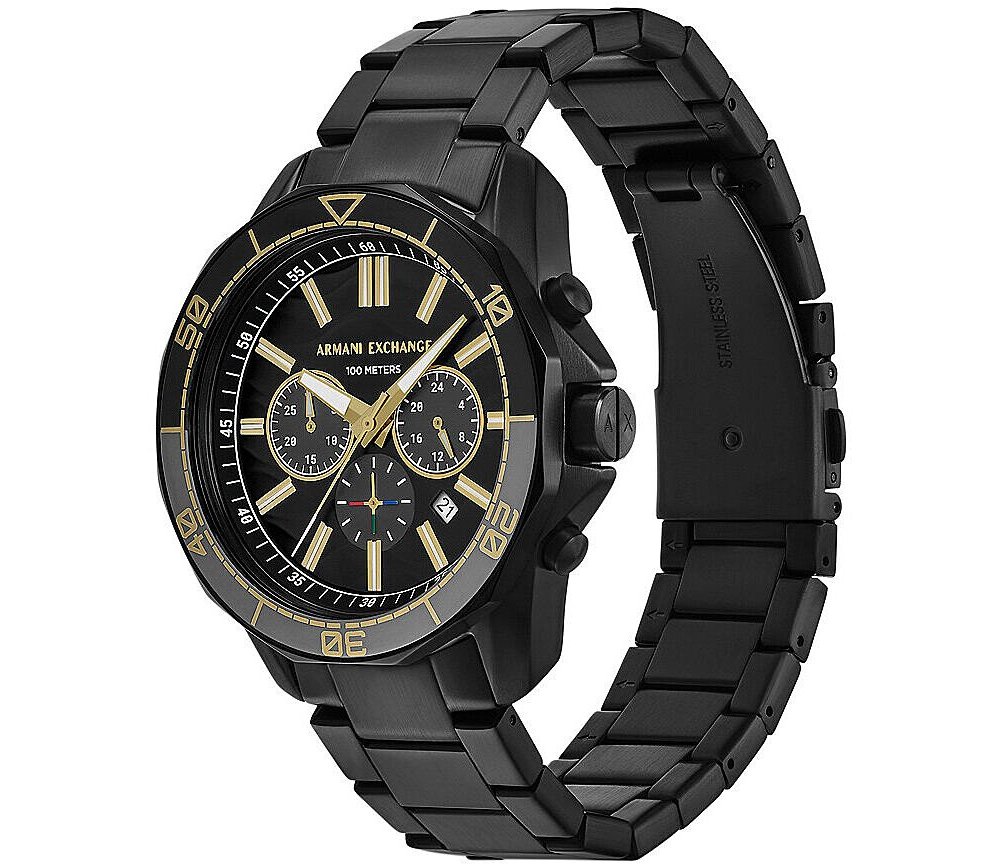 Armani Exchange - Orologio Spencer - Uomo - Acciaio - Nero
