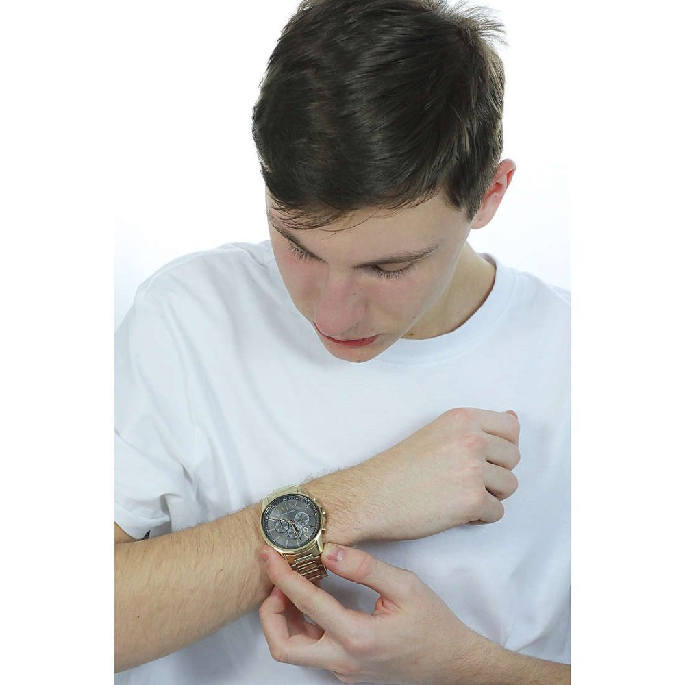 Armani Exchange - Orologio Ax1721 - Uomo - Acciaio - Quadrante Nero
