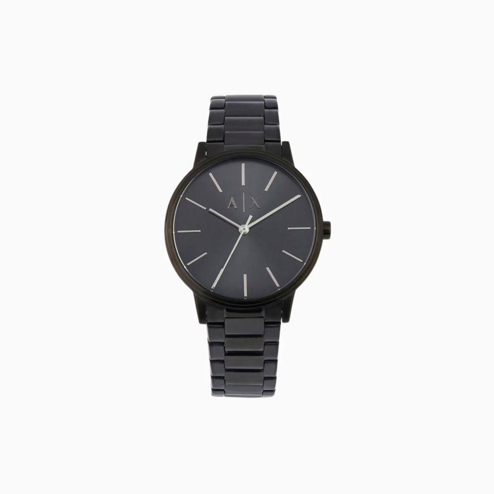 Armani Exchange - Cayde Ax2701 - Uomo - Acciaio - Quadrante Nero