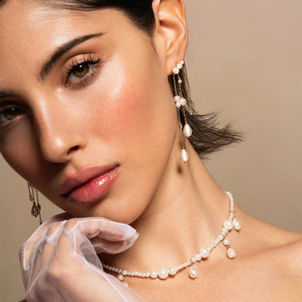 Rue Des Mille - Orecchini Pearl Rain - Perle - Argento 925