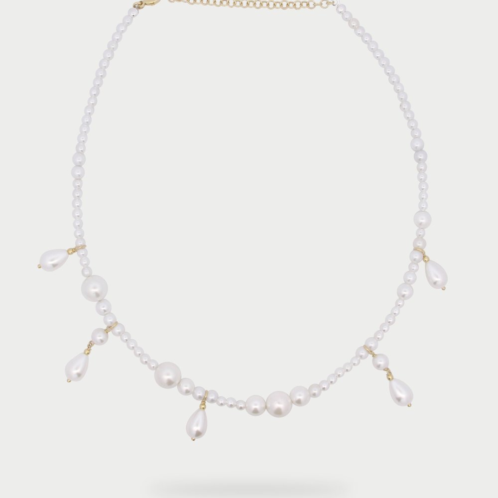 Rue Des Mille - Choker Seraphine - Argento 925 - Perle Di Madreperla