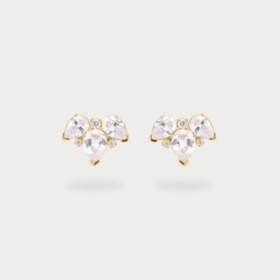 Rue Des Mille - Orecchino Pure Lotus - Argento 925 - Perle