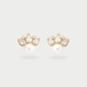 Rue Des Mille - Orecchino Lotus Perla - Argento - Perla