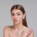 Sogni - Collana Lettera A - Oro Giallo - Zirconi Bianchi
