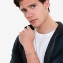 Luca Barra - Bracciale Rosario Uomo - Acciaio Nero - Sfere 4Mm