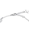 Luca Barra - Bracciale Rosario Uomo - Acciaio Nero - Sfere 4Mm
