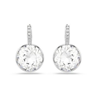 Swarovski - Orecchini Millenia - Cristalli Bianchi - Placcato Rodio