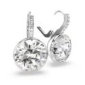 Swarovski - Orecchini Millenia - Cristalli Bianchi - Placcato Rodio