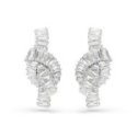 Swarovski - Orecchini Matrix - Nodo - Zirconia Bianchi