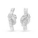 Swarovski - Orecchini Matrix - Nodo - Zirconia Bianchi
