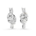 Swarovski - Orecchini Matrix - Nodo - Zirconia Bianchi