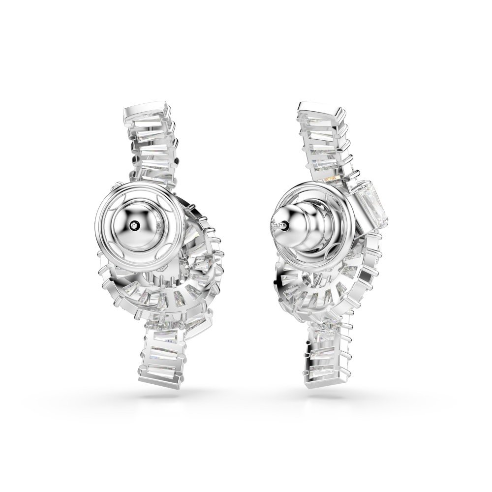 Swarovski - Orecchini Matrix - Nodo - Zirconia Bianchi