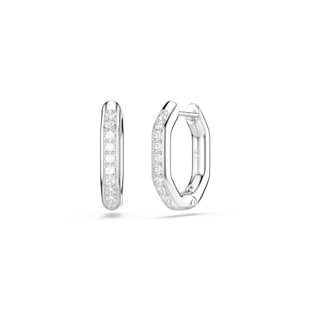Swarovski - Orecchini Dextera Octagon - Placcati Rodio - Cristalli