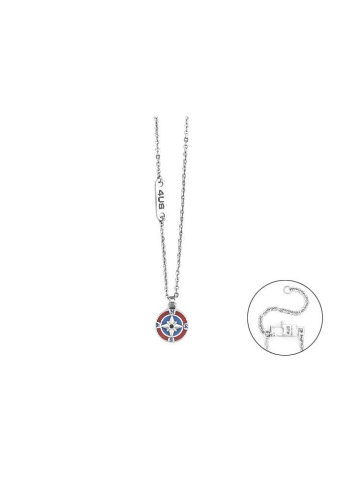 4Us Cesare Paciotti - Collana Rosa Dei Venti - Argento - Donna