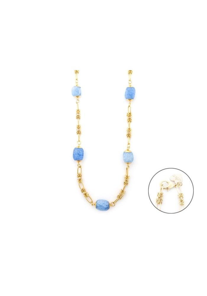 4Us Cesare Paciotti - Collana Quarzo - Argento - Donna