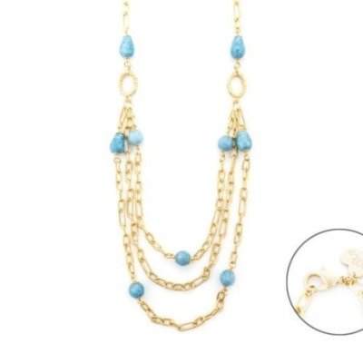 4Us Cesare Paciotti - Collana Angelite - Argento - Donna