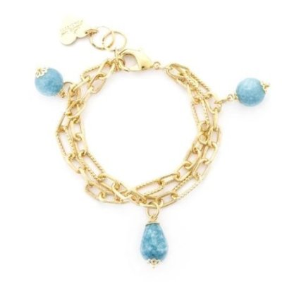 4Us Cesare Paciotti - Bracciale Angelite - Argento - Donna