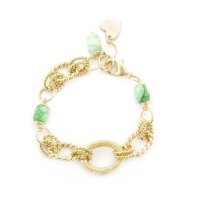 4Us Cesare Paciotti - Bracciale Giada - Donna - Verde