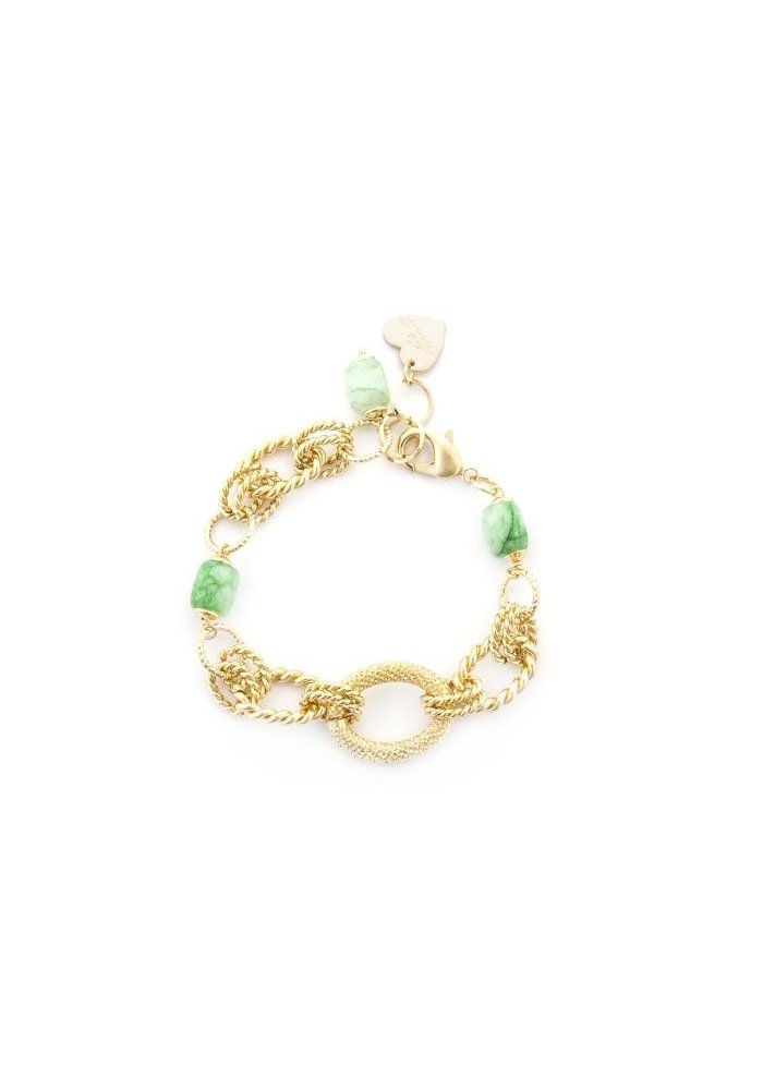 4Us Cesare Paciotti - Bracciale Giada - Donna - Verde