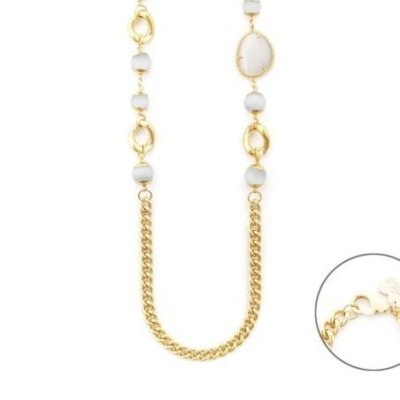 4Us Cesare Paciotti - Collana Occhio Di Gatto - Argento - Elegante